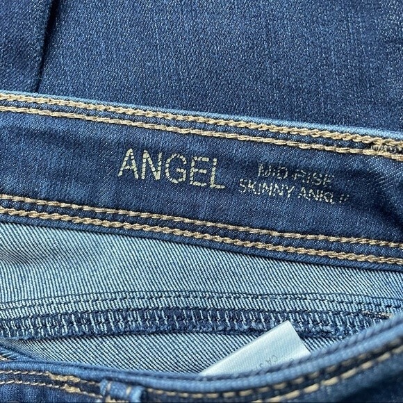 DL1961 Jeans Women's Size 25 Angel Midrise Skinny Ankle Dark Wash Designer Denim - Picture 7 of 10